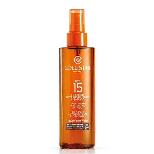 Collistar supertanning spf15 moisturizing dry oil 200m
