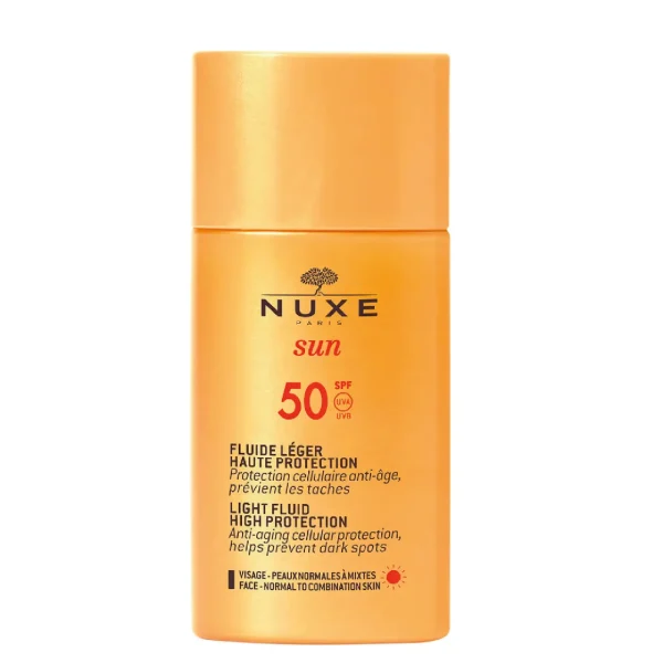Nuxe sun face light fluid spf50 50ml 1.7 fl.oz