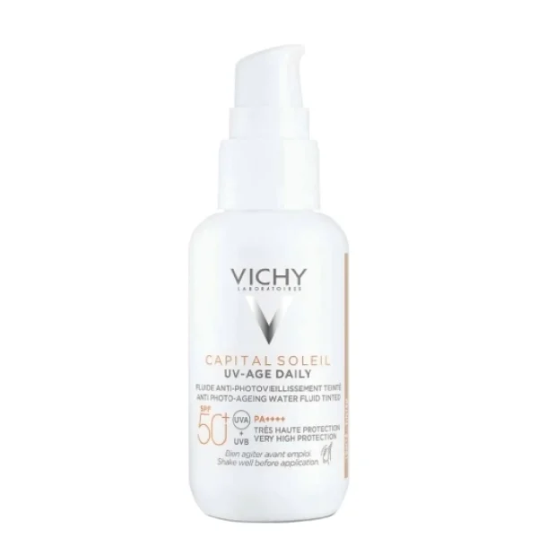 Vichy capital soleil tinted uv age spf50 anti-aging fluid 40ml 1.4 fl.oz