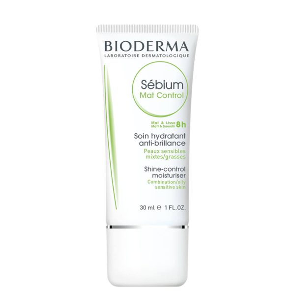 Bioderma sebium mat control moisturizer for combination to oily skin 30ml