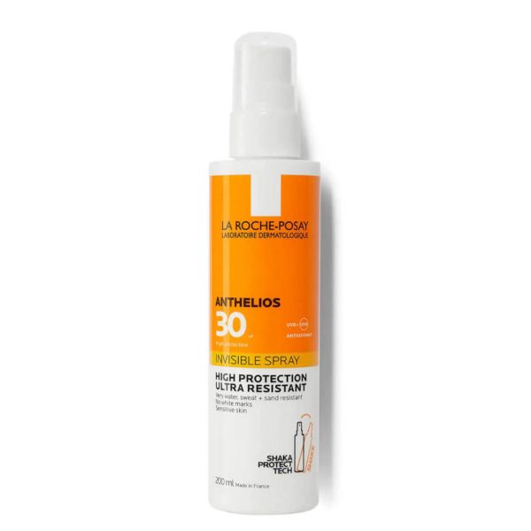 La Roche Posay Anthelios invisible spray spf30 body sun protection 200ml 6.8 fl.oz