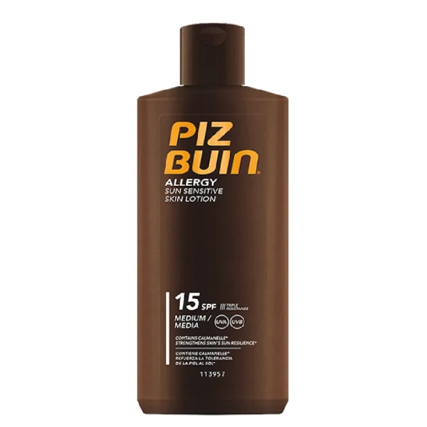 Piz buin allergy spf15 sun sensitive skin lotion 200ml