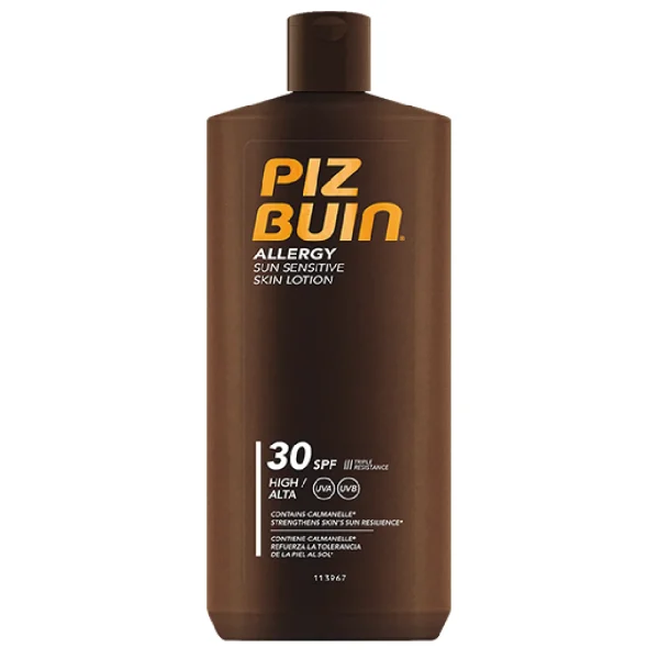 Piz buin allergy spf30 sun sensitive skin lotion 400ml