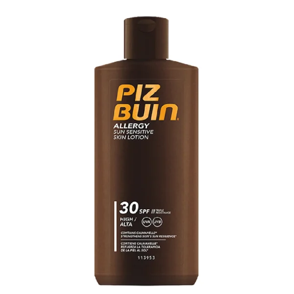 Piz buin allergy spf30 sun sensitive skin lotion 200ml