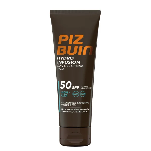 Piz buin hydro infusion spf50 facial gel-cream sun protection 50ml