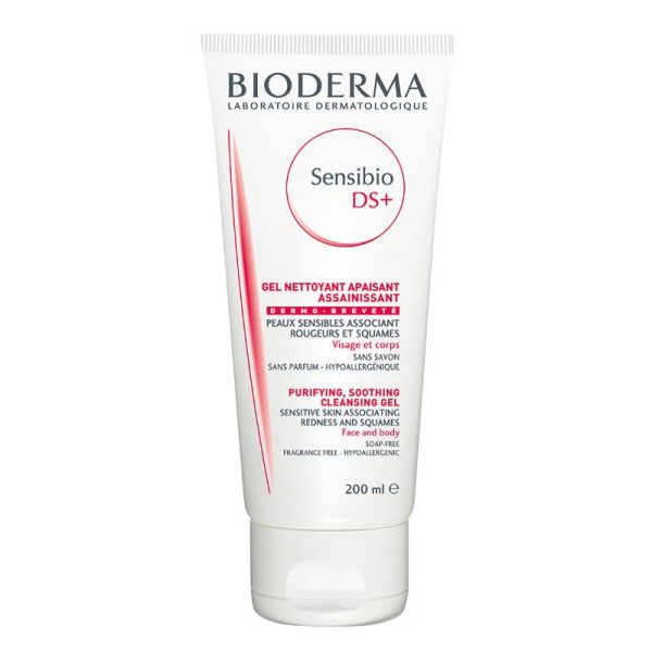 Bioderma sensibio ds anti-redness and anti-scales cleansing gel 200ml