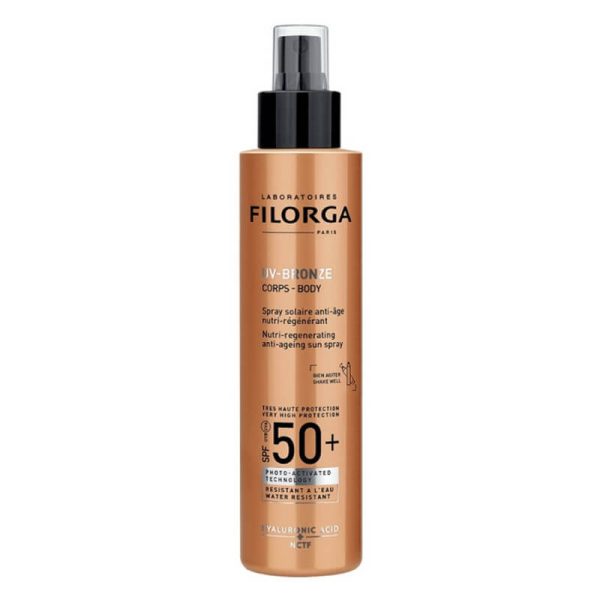 Filorga uv-bronze spf50 body anti-ageing sun spray 150ml