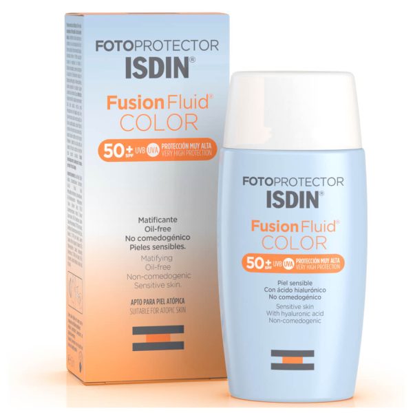 Isdin fusion fluid color spf50 tinted sun protection 50ml