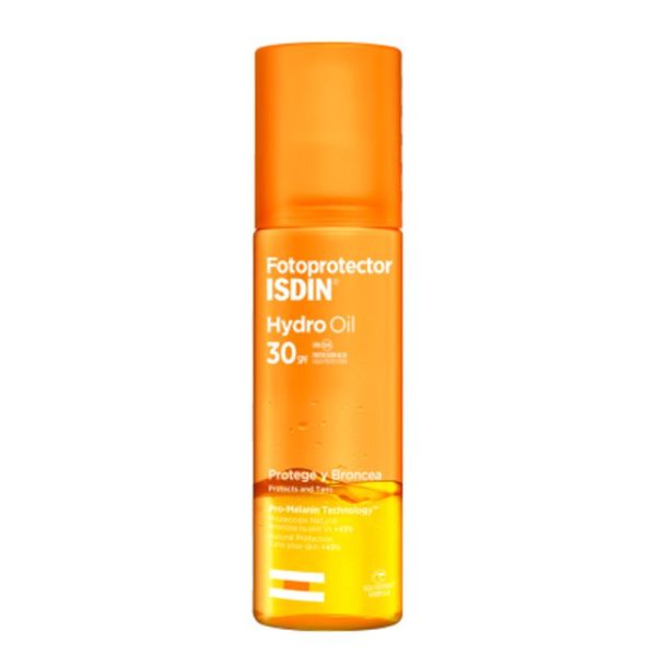 Isdin fotoprotector hydro oil spf30 protect and bronze 200ml