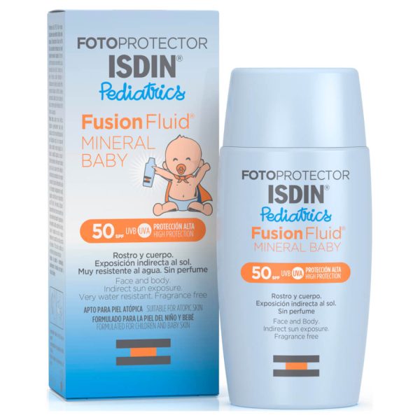 Isdin pediatrics fusion fluid mineral baby spf50 50ml
