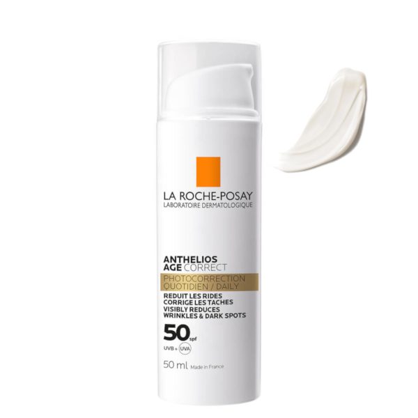 La roche posay anthelios age correct spf50 wrinkles & dark spots 50ml 48g