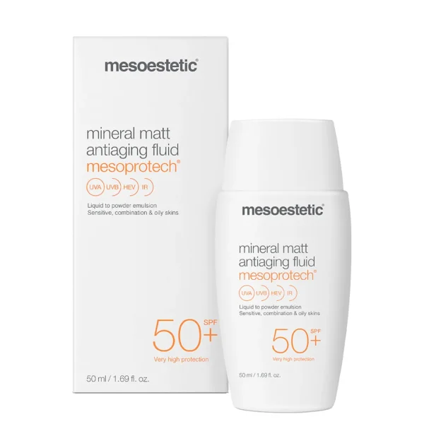 Mesoestetic mesoprotech mineral matt antiaging fluid spf50 50ml